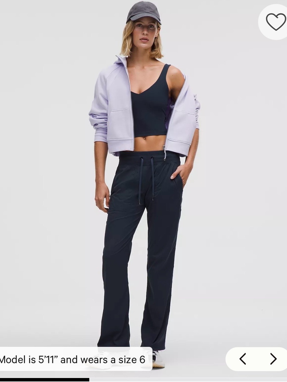 Lululemon Dance Studio Mid-Rise
Pant Regular Navy